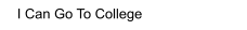 I Can Go To College