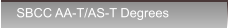 SBCC AA-T/AS-T Degrees SBCC AA-T/AS-T Degrees