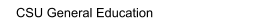 CSU General Education